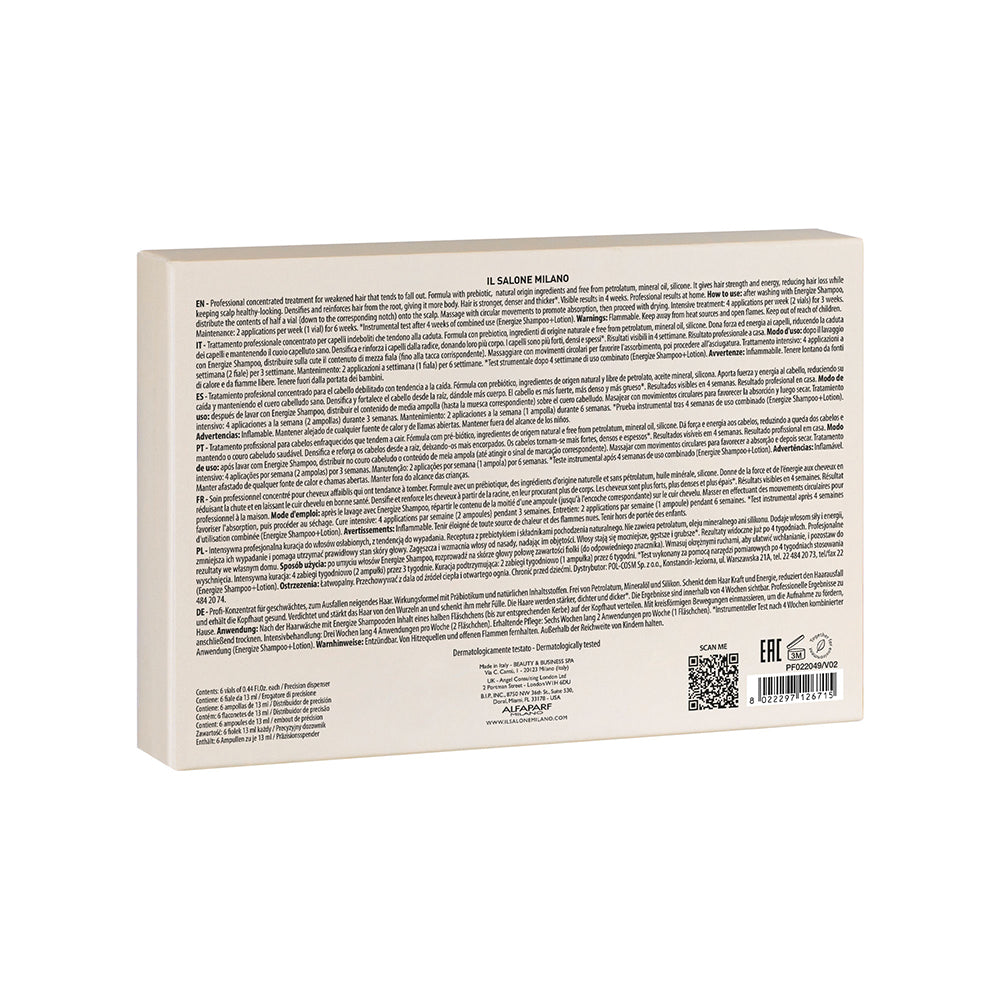 IL Salone Scalp System Energize Lotion Anti Hair Loss Ampules 6*13 Ml