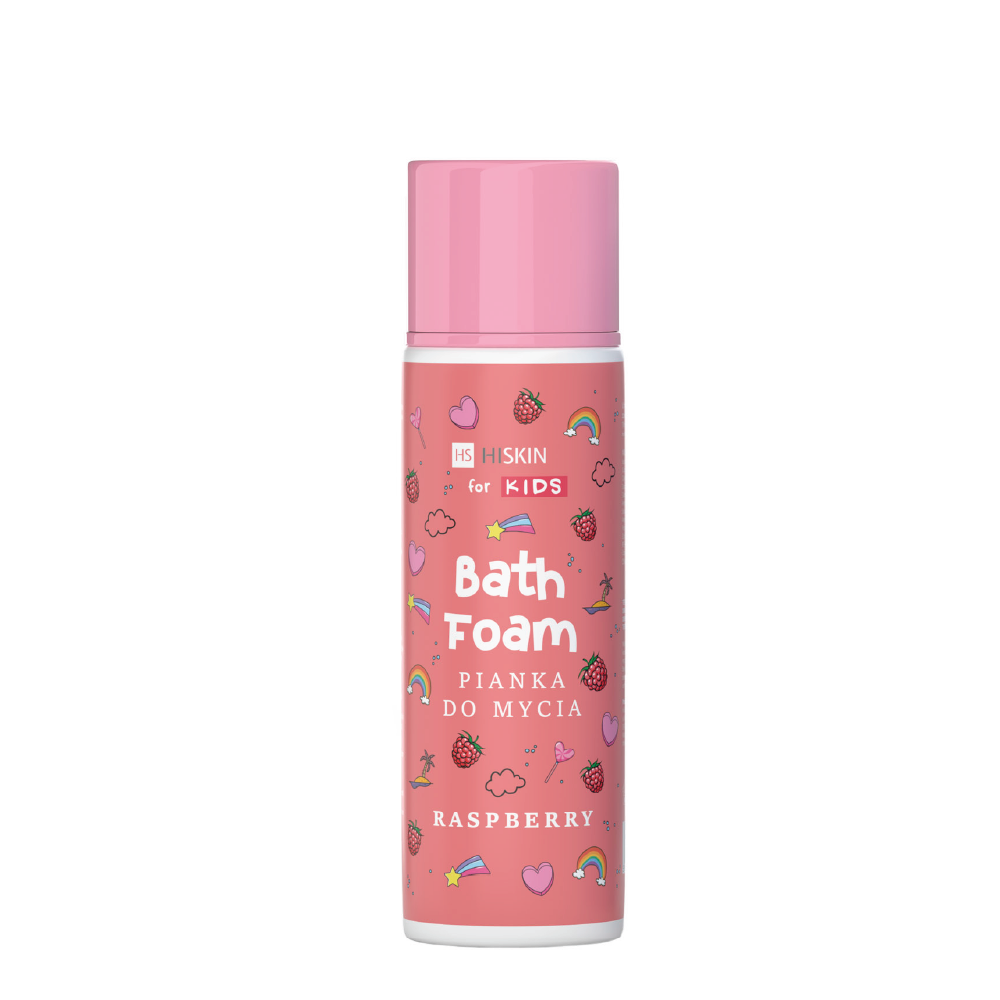 Hiskin Kids Body Bath Foam Raspberry 250ml