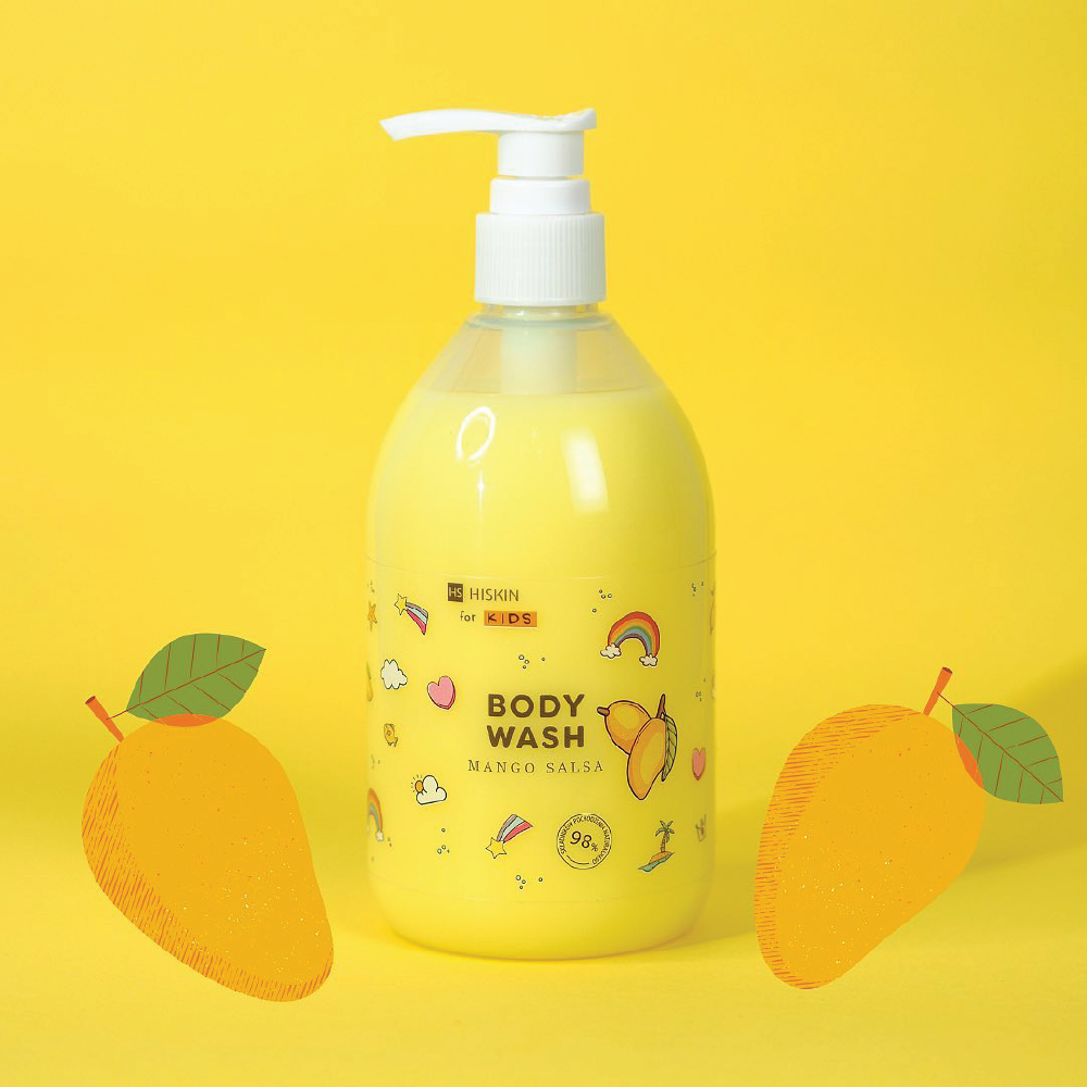 Hiskin Kids Body Wash Mango 400ML