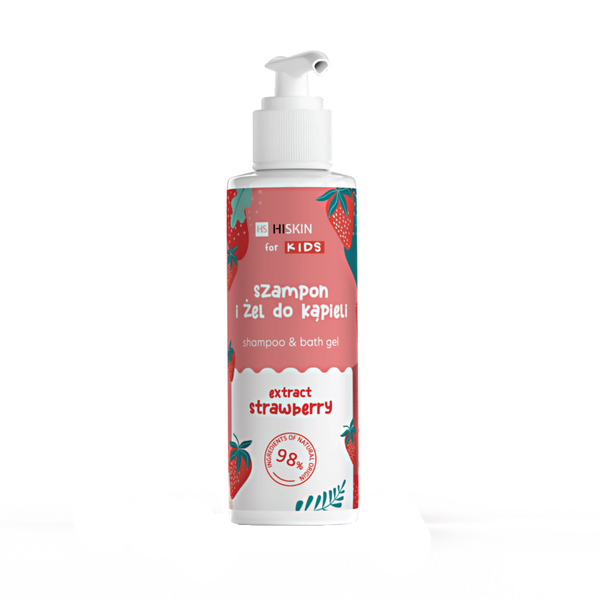 Hiskin Kids Shampoo & Body Gel Strawberry 280ml