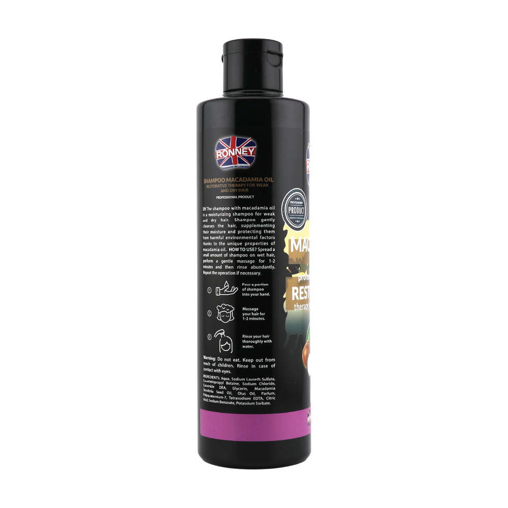 RONNEY Restorative Shampoo Macadamia Oil 300 ml