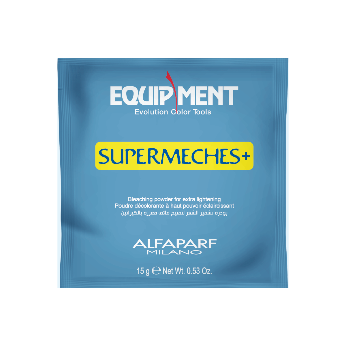 Equipment supermeches bleaching powder with keratin for hair lightening 15gm